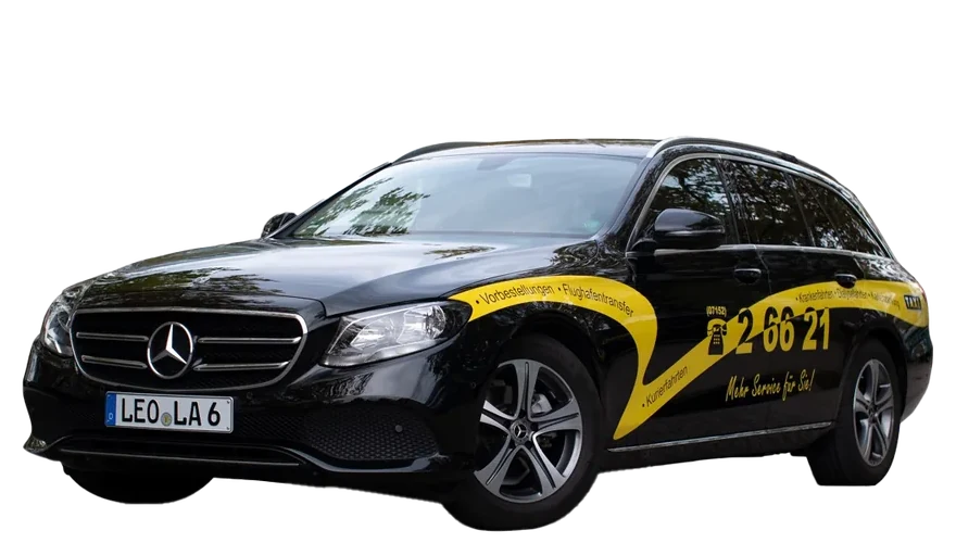 Mercedes-Benz E-Klasse Kombi in der Taxi-Lakis-Lackierung